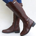 Abigail | Women's Orthopedic Leather Boots, Autumn Walking Boots | Everlasting Boutique | Black