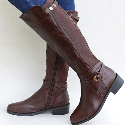 Abigail | Women's Orthopedic Leather Boots, Autumn Walking Boots | Everlasting Boutique | Black