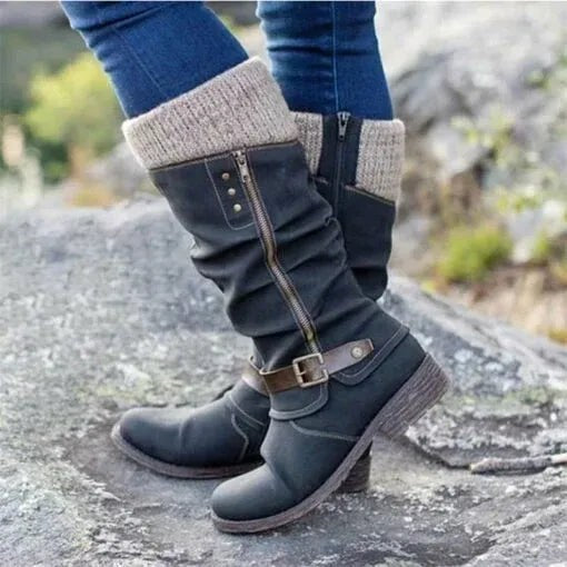 Ada | Women's Orthopedic Boots, Autumn Walking Boots | Everlasting Boutique | Black