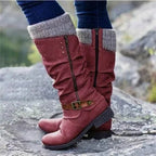 Ada | Women's Orthopedic Boots, Autumn Walking Boots | Everlasting Boutique | Red