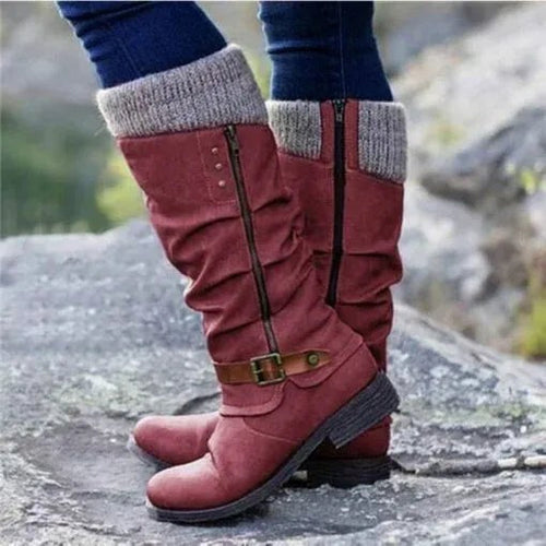 Ada | Women's Orthopedic Boots, Autumn Walking Boots | Everlasting Boutique | Red