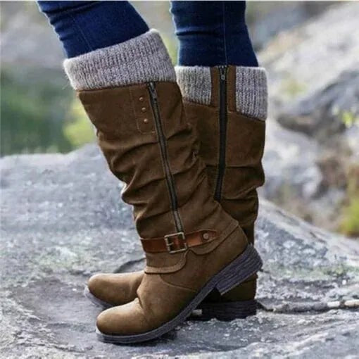 Ada | Women's Orthopedic Boots, Autumn Walking Boots | Everlasting Boutique | Brown