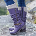 Ada | Women's Orthopedic Boots, Autumn Walking Boots | Everlasting Boutique | Purple