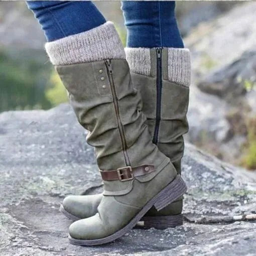 Ada | Women's Orthopedic Boots, Autumn Walking Boots | Everlasting Boutique | Grey