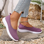 Adeline | Women's Orthopaedic Slip-On Trainers, Lightweight Everyday Trainers | Everlasting Boutique | Black