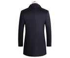 Aiden | Men's Long Winter Coat with Classic Tailoring, Refined Autumn Coat | Everlasting Boutique