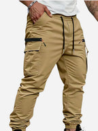 Alastair | Men's Stretch Jogger Trousers, Relaxed Fit Joggers | Everlasting Boutique | Khaki