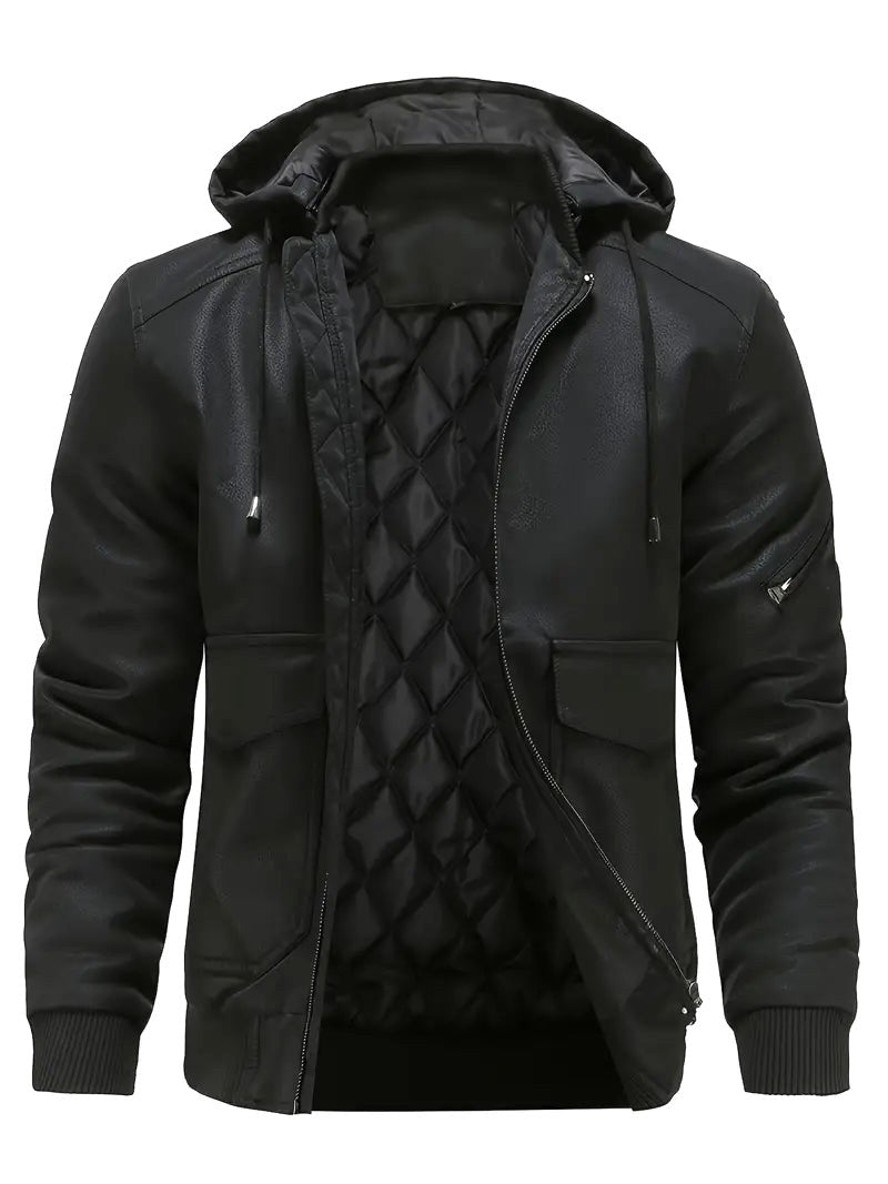 Albrecht | Men's Winter Jacket with Hood, Rugged Jacket for Cold Days | Everlasting Boutique | Brown