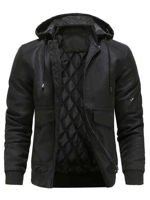 Albrecht | Men's Winter Jacket with Hood, Rugged Jacket for Cold Days | Everlasting Boutique | Brown