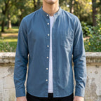 Alex | Women's Long Sleeve Cotton-Blend Shirt, Tailored Button-Up Shirt | Everlasting Boutique