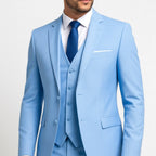 Alexander | Men's Three-Piece Suit with Waistcoat Formal, Elegant Suit Set | Everlasting Boutique | Grey