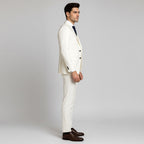 Alexander | Men's Three-Piece Suit with Waistcoat Formal, Elegant Suit Set | Everlasting Boutique | White