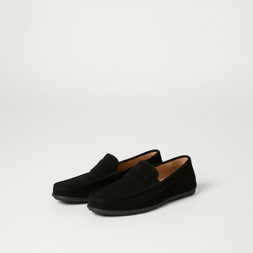 Alfie | Men's Suede-Effect Slip-On Loafers, Flexible Sole Loafers | Everlasting Boutique