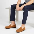 Alfie | Men's Suede-Effect Slip-On Loafers, Flexible Sole Loafers | Everlasting Boutique