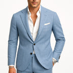 Alfie | Men's Tailored Two-Piece Suit, Jacket and Trousers | Everlasting Boutique | Beige