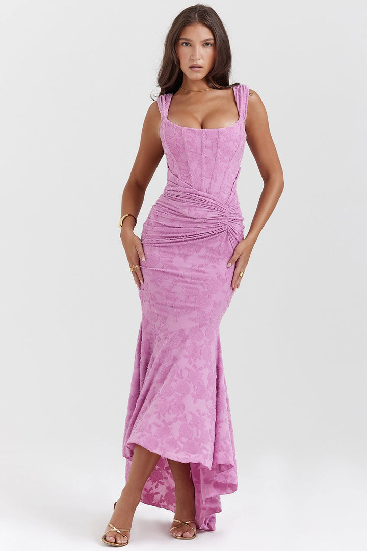 Alicja | Women's Lace Evening Dress with Fitted Silhouette, Elegant Evening Dress | Everlasting Boutique