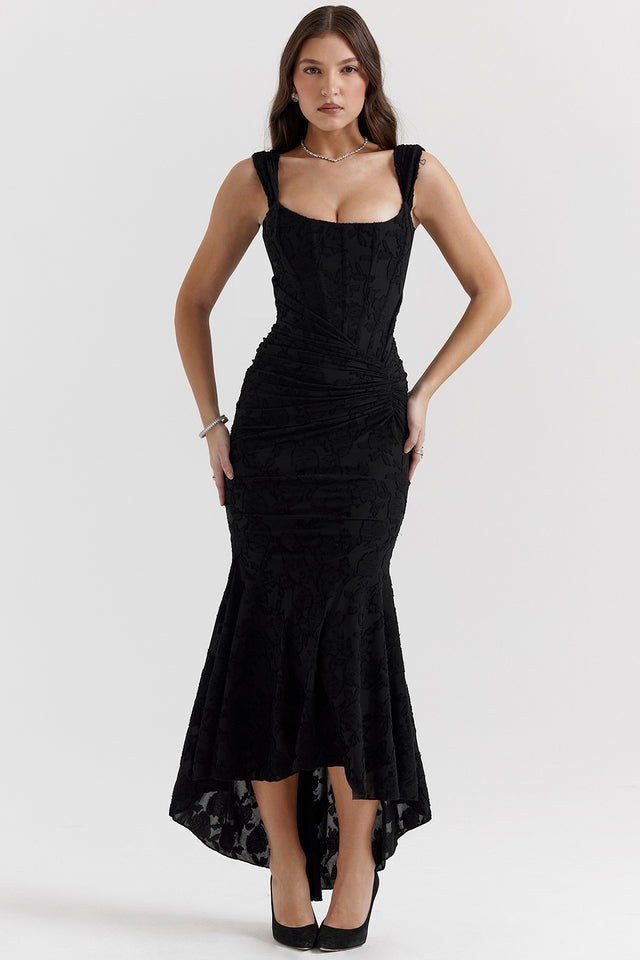 Alicja | Women's Lace Evening Dress with Fitted Silhouette, Elegant Evening Dress | Everlasting Boutique