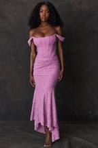 Alicja | Women's Lace Evening Dress with Fitted Silhouette, Elegant Evening Dress | Everlasting Boutique