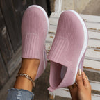 Amelie | Women's Cushioned Slip-On Shoes, Orthopaedic Comfort Shoes | Everlasting Boutique | Black
