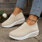 Amelie | Women's Cushioned Slip-On Shoes, Orthopaedic Comfort Shoes | Everlasting Boutique | Black