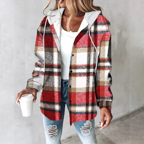 Anais | Women's Hooded Drawstring Hoodie, Loose-Fit Comfort Jacket | Everlasting Boutique