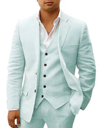 Andreas | Men's Three-Piece Suit with Classic Blazer, Waistcoat and Trousers, Elegant Suit | Everlasting Boutique | Brown