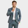 Andrew | Men's Slim-Fit Suit with Lapels, Two-Piece Suit | Everlasting Boutique