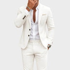 Andrew | Men's Slim-Fit Suit with Lapels, Two-Piece Suit | Everlasting Boutique