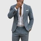 Andrew | Men's Slim-Fit Suit with Lapels, Two-Piece Suit | Everlasting Boutique