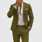 Andrew | Men's Slim-Fit Suit with Lapels, Two-Piece Suit | Everlasting Boutique