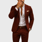Andrew | Men's Slim-Fit Suit with Lapels, Two-Piece Suit | Everlasting Boutique