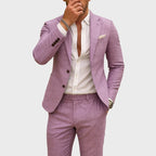 Andrew | Men's Slim-Fit Suit with Lapels, Two-Piece Suit | Everlasting Boutique