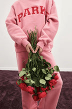 Annabelle | Women's Oversized Varsity Sweatshirt, Chenille Lettering Crewneck Jumper | Everlasting Boutique