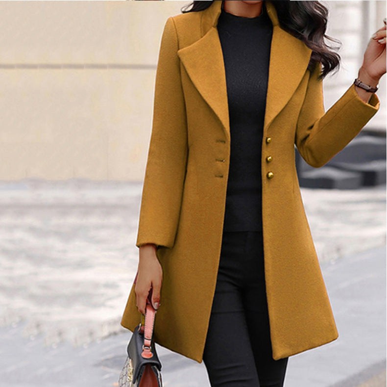 Annette | Women's Wool Tailored Coat, Prestige Winter Coat | Everlasting Boutique