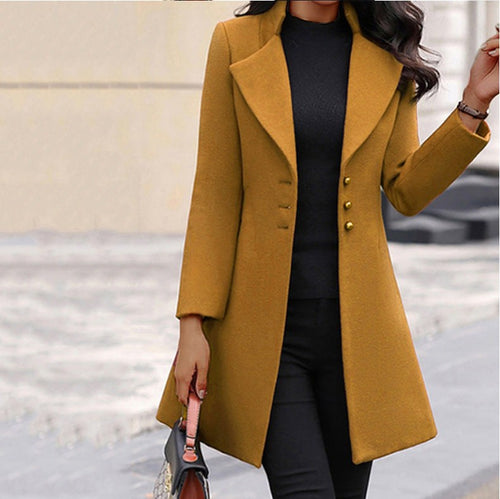 Annette | Women's Wool Tailored Coat, Prestige Winter Coat | Everlasting Boutique