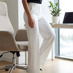 Antonina | Women's High-Waisted Wide-Leg Trousers, Smart Tailored Trousers | Everlasting Boutique