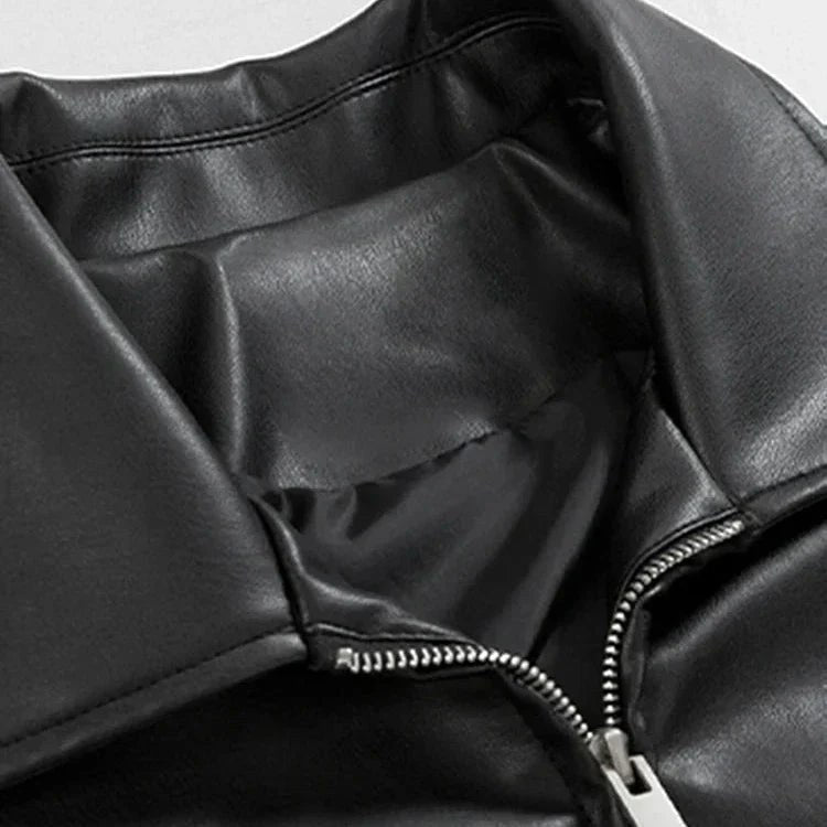 Archie | Men's Oversized Leather Bomber Jacket, Street Style Jacket | Everlasting Boutique