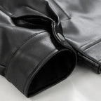Archie | Men's Oversized Leather Bomber Jacket, Street Style Jacket | Everlasting Boutique