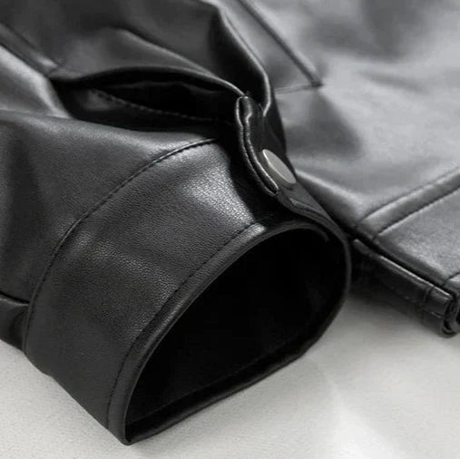 Archie | Men's Oversized Leather Bomber Jacket, Street Style Jacket | Everlasting Boutique
