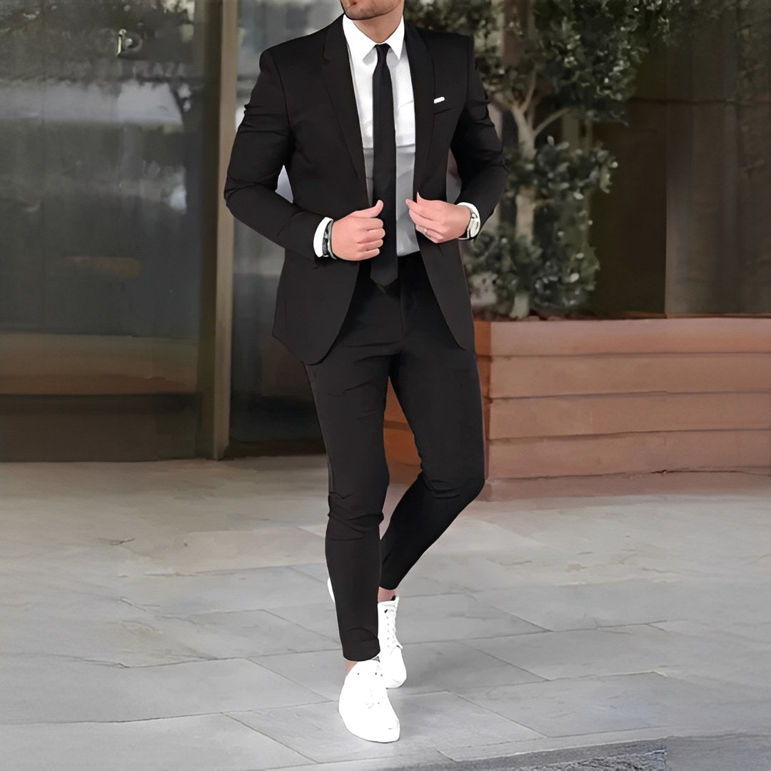 Arthur | Men's Slim-Cut Suit, Elegant Two-Piece Suit | Everlasting Boutique