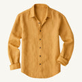 Bart | Men's Long-Sleeve Linen Shirt, Loose-Fitting Summer Shirt | Everlasting Boutique
