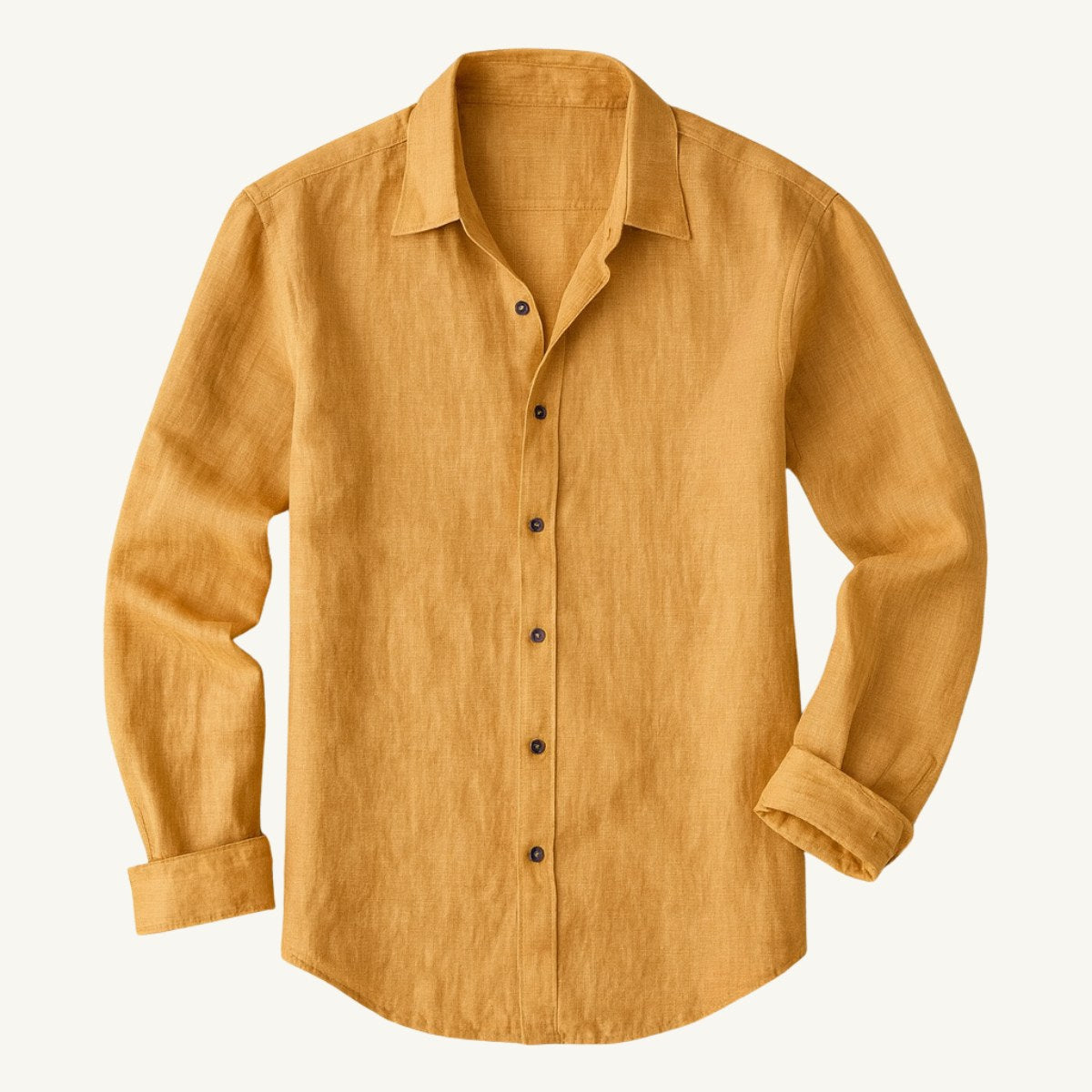 Bart | Men's Long-Sleeve Linen Shirt, Loose-Fitting Summer Shirt | Everlasting Boutique