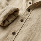 Bart | Men's Long-Sleeve Linen Shirt, Loose-Fitting Summer Shirt | Everlasting Boutique
