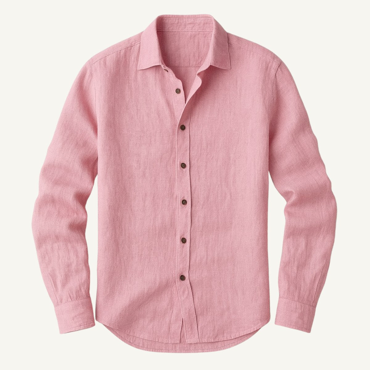 Bart | Men's Long-Sleeve Linen Shirt, Loose-Fitting Summer Shirt | Everlasting Boutique