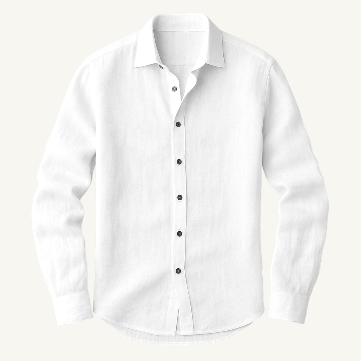 Bart | Men's Long-Sleeve Linen Shirt, Loose-Fitting Summer Shirt | Everlasting Boutique
