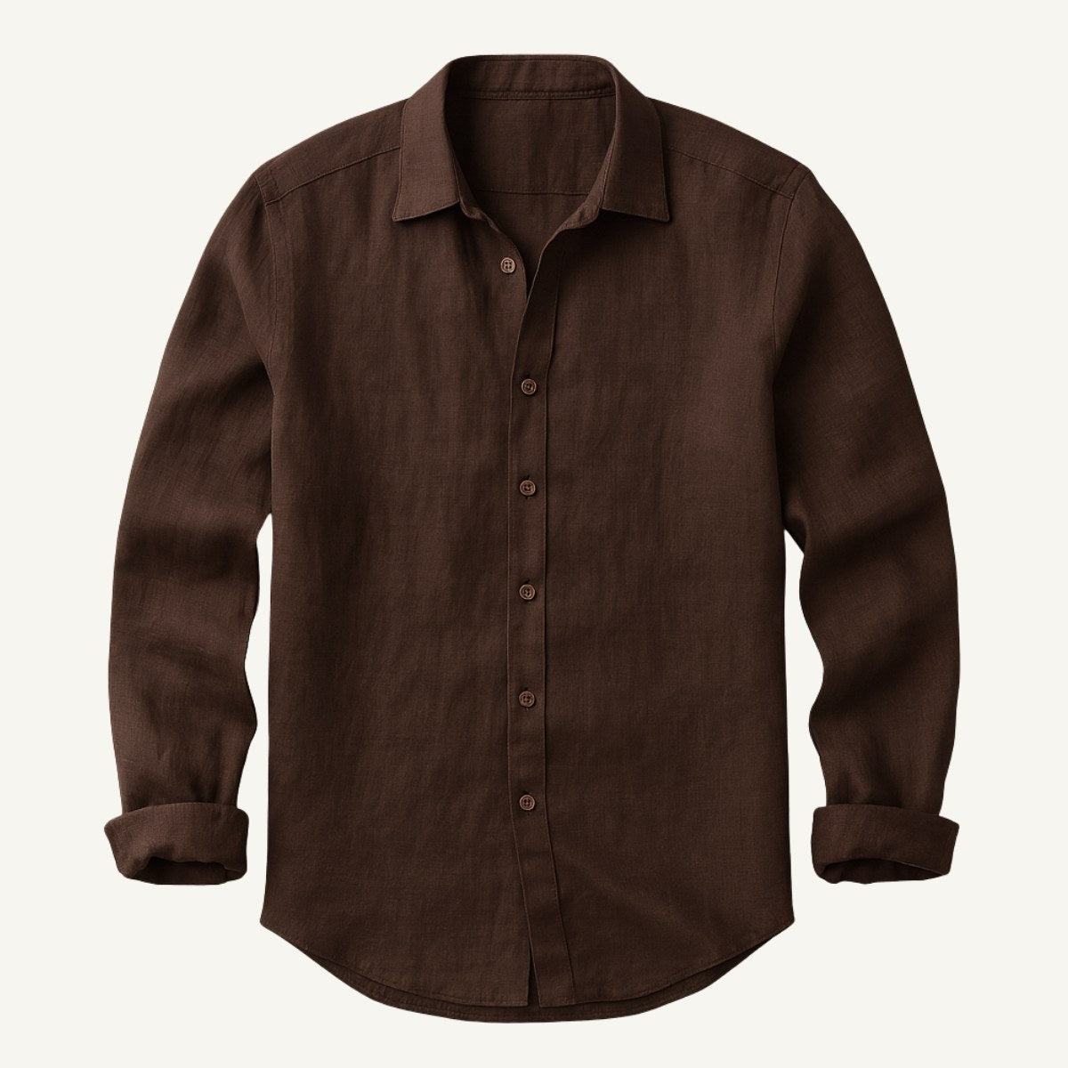 Bart | Men's Long-Sleeve Linen Shirt, Loose-Fitting Summer Shirt | Everlasting Boutique