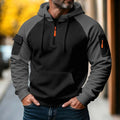 Bastian | Men's Jumper with Zip, Sporty Knit Jumper | Everlasting Boutique | Dark Blue