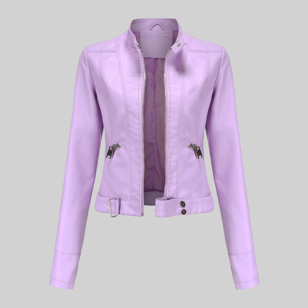 Beatrice | Women's Leather Jacket, Classic Tailored Outerwear | Everlasting Boutique