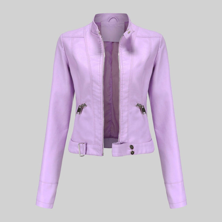 Beatrice | Women's Leather Jacket, Classic Tailored Outerwear | Everlasting Boutique