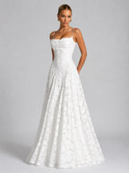 Bella | Women's Floral Maxi Dress, Sculpted Silhouette Evening Dress | Everlasting Boutique